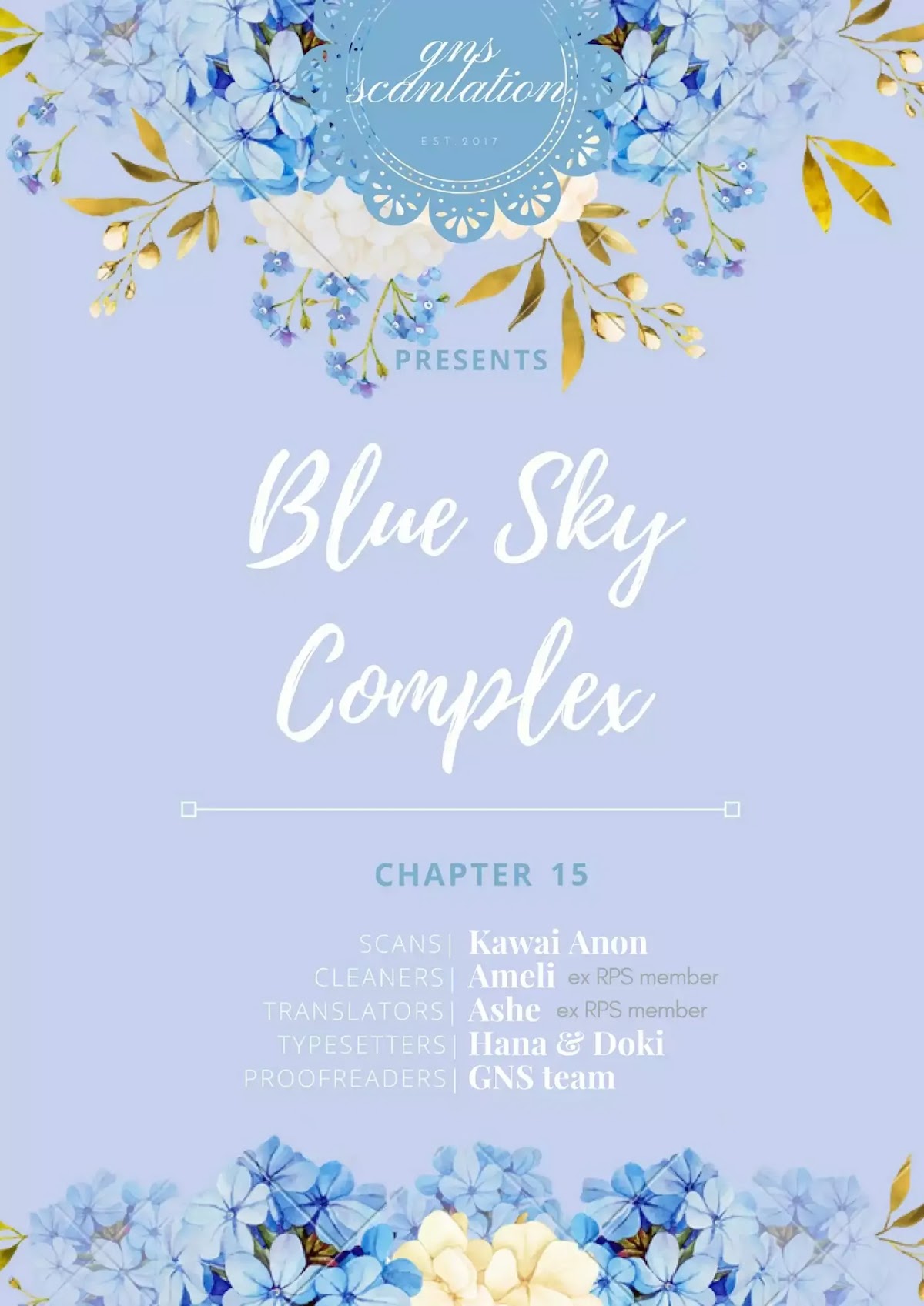 Blue Sky Complex Chapter 15 page 1 - Chapter 15