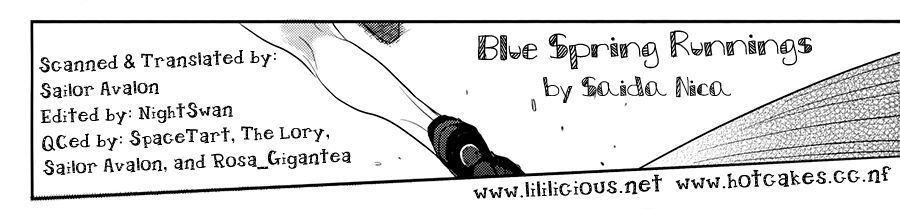 Blue Spring Runnings Chapter 0 page 1 - Chapter 0