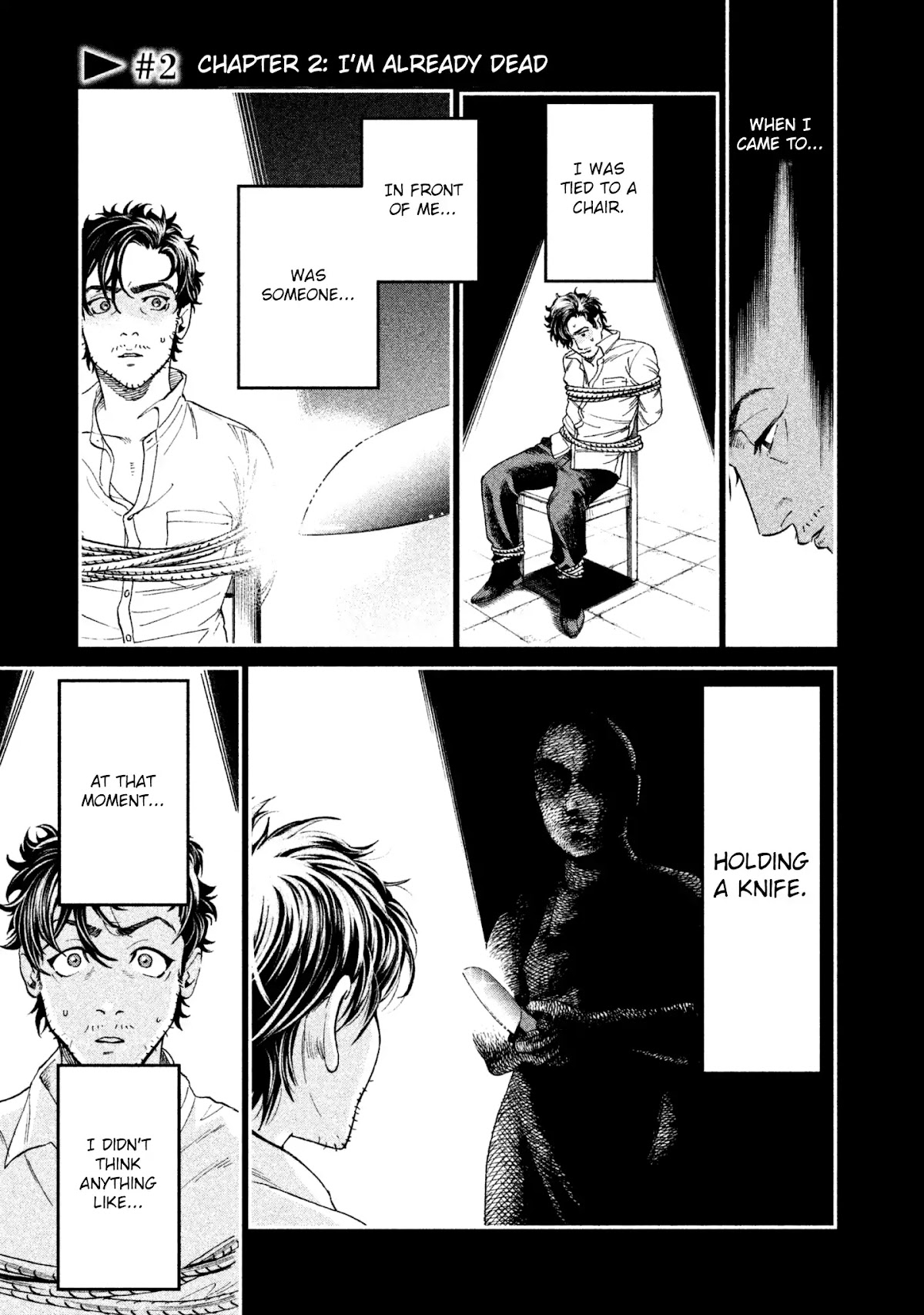 Blue Striker Chapter 2 page 1 - Chapter 2: I'm Already Dead