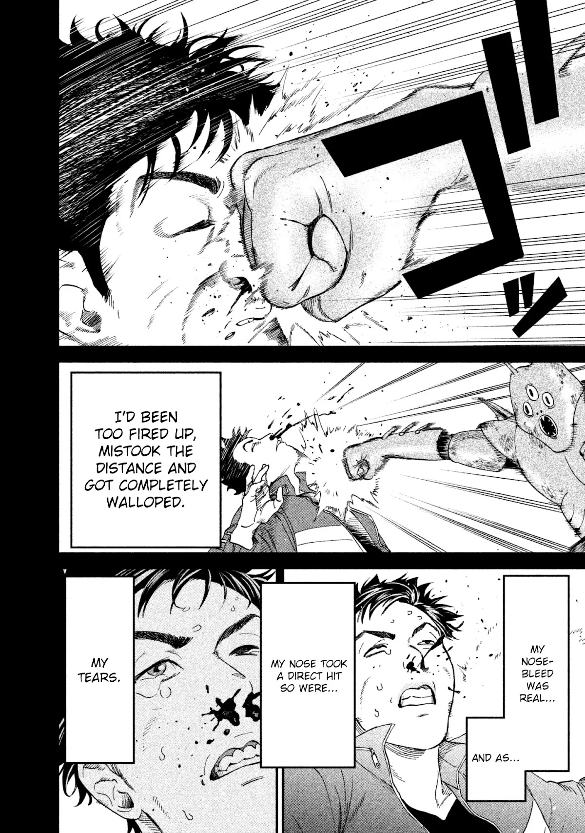 Blue Striker Chapter 2 page 8 - Chapter 2: I'm Already Dead