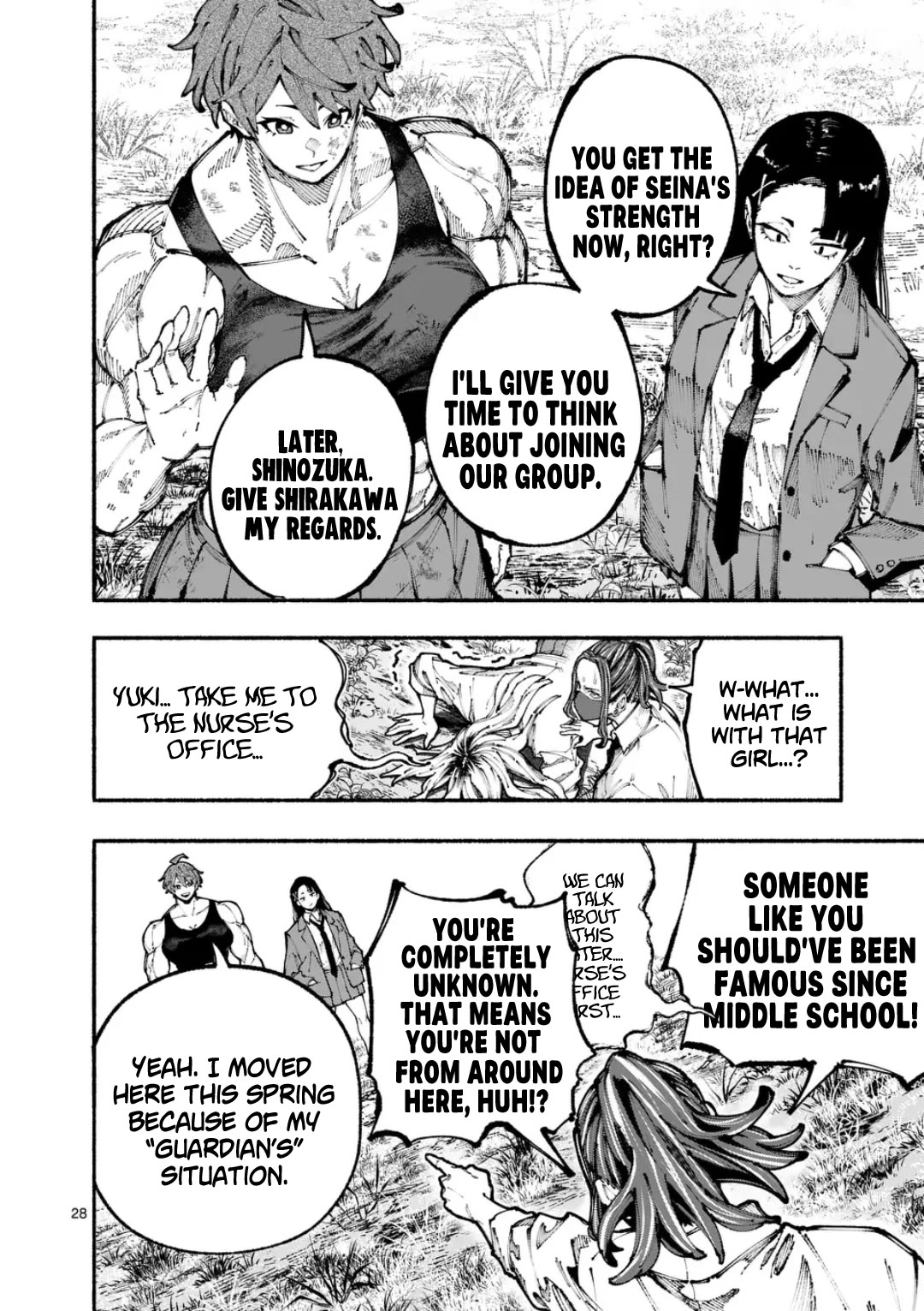 Blue Ursus Chapter 1 page 27 - Chapter 1: Gokumon Girls' Highschool