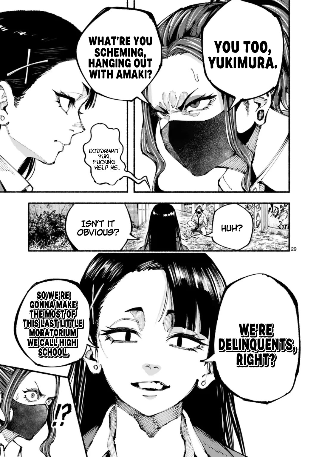 Blue Ursus Chapter 1 page 28 - Chapter 1: Gokumon Girls' Highschool