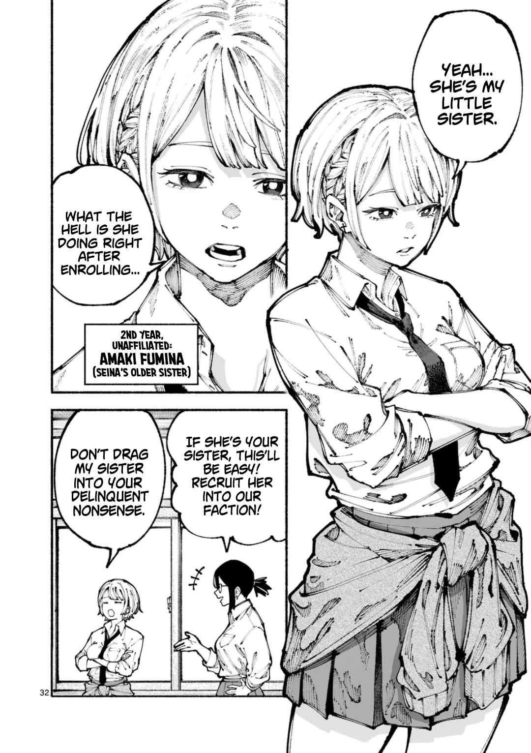 Blue Ursus Chapter 1 page 31 - Chapter 1: Gokumon Girls' Highschool