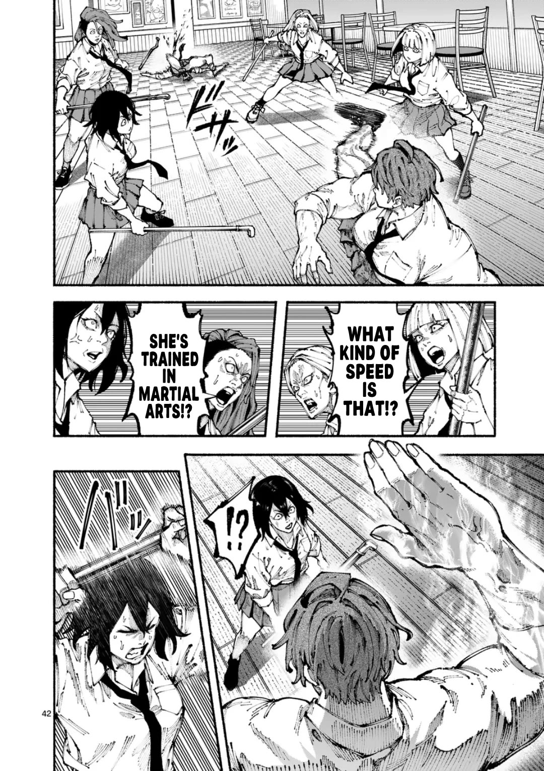 Blue Ursus Chapter 1 page 41 - Chapter 1: Gokumon Girls' Highschool