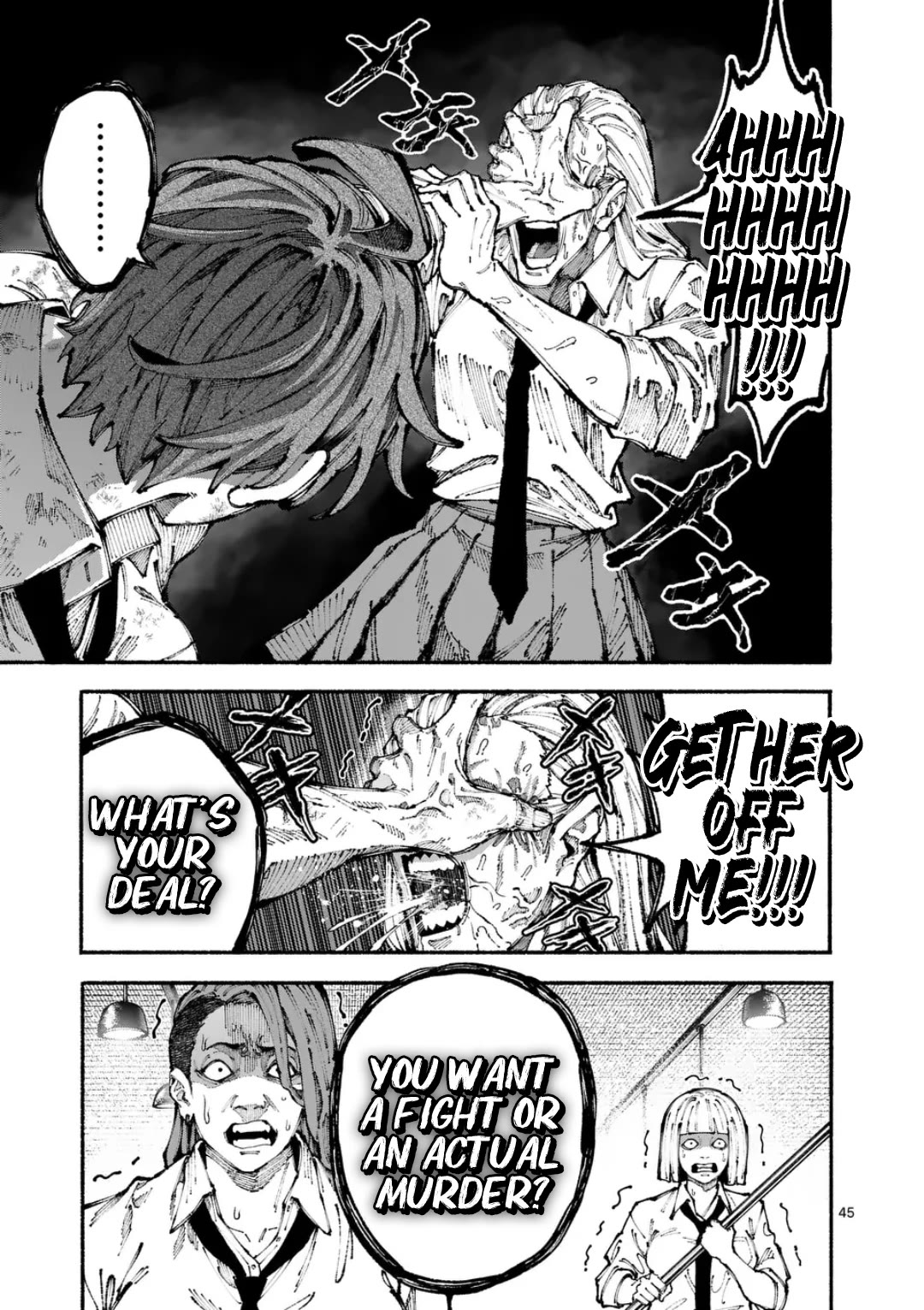 Blue Ursus Chapter 1 page 44 - Chapter 1: Gokumon Girls' Highschool