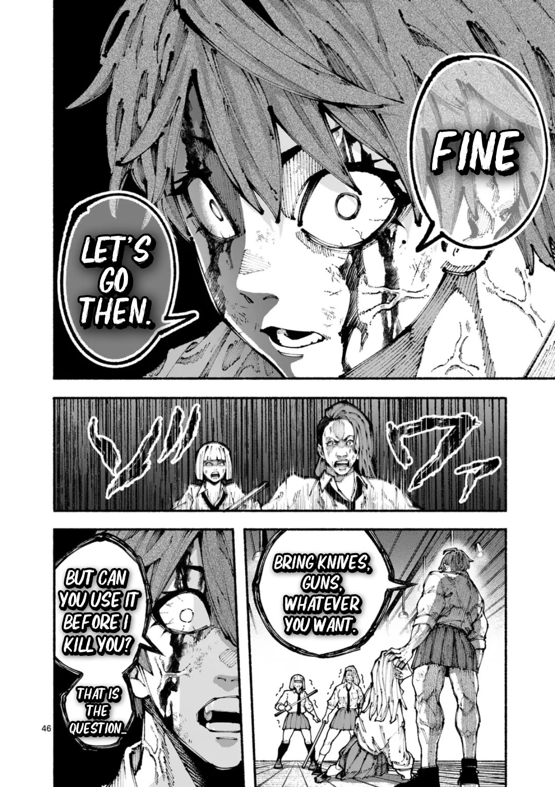 Blue Ursus Chapter 1 page 45 - Chapter 1: Gokumon Girls' Highschool