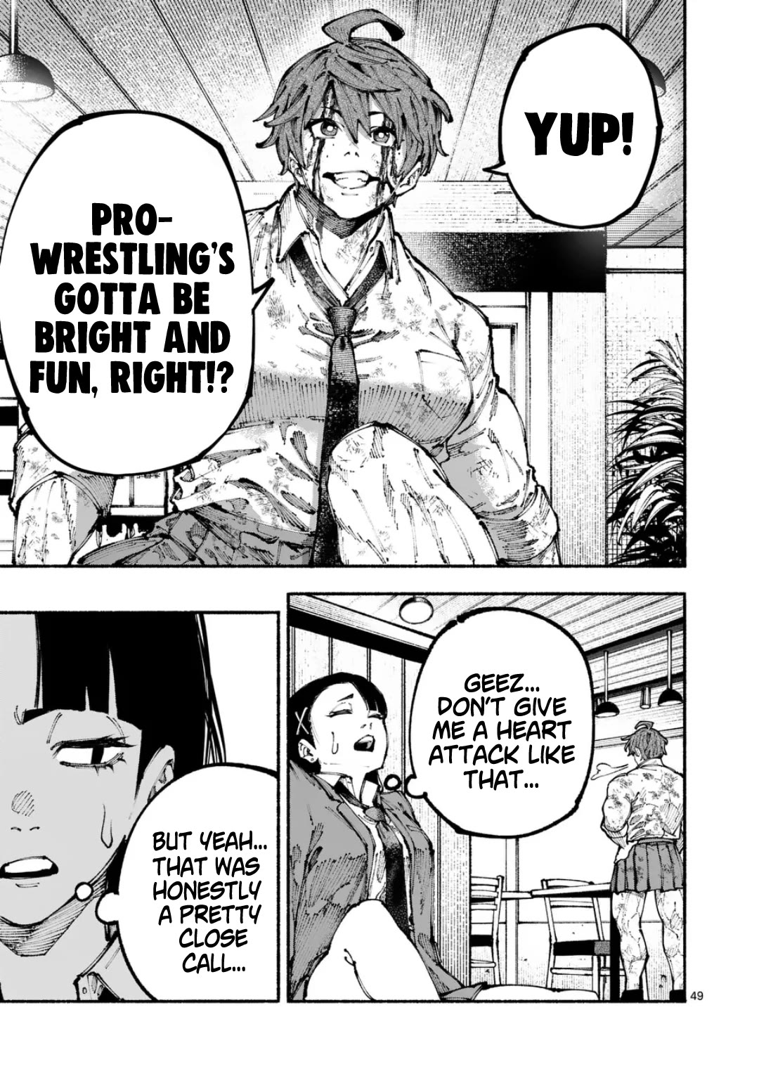 Blue Ursus Chapter 1 page 48 - Chapter 1: Gokumon Girls' Highschool