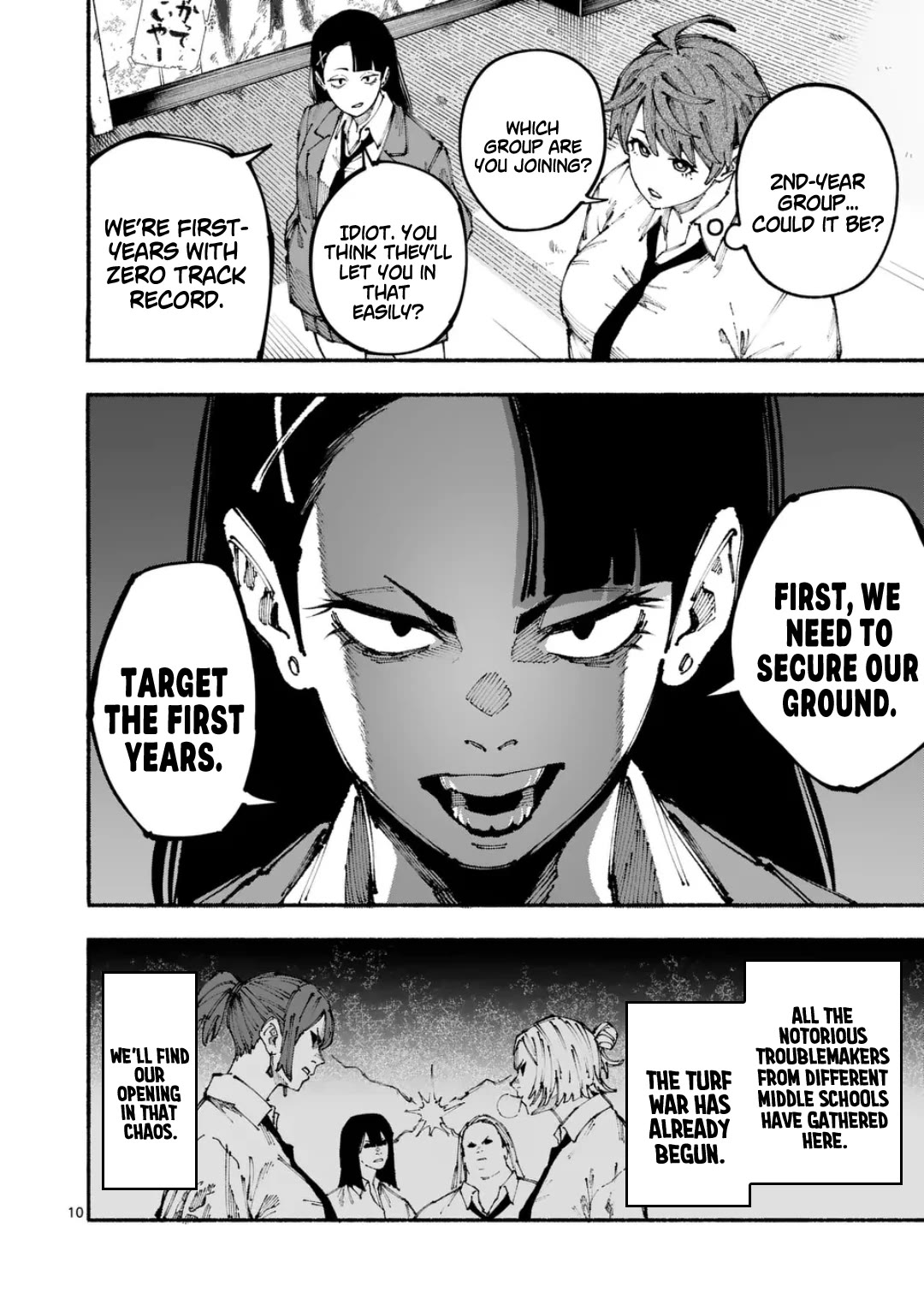 Blue Ursus Chapter 1 page 9 - Chapter 1: Gokumon Girls' Highschool