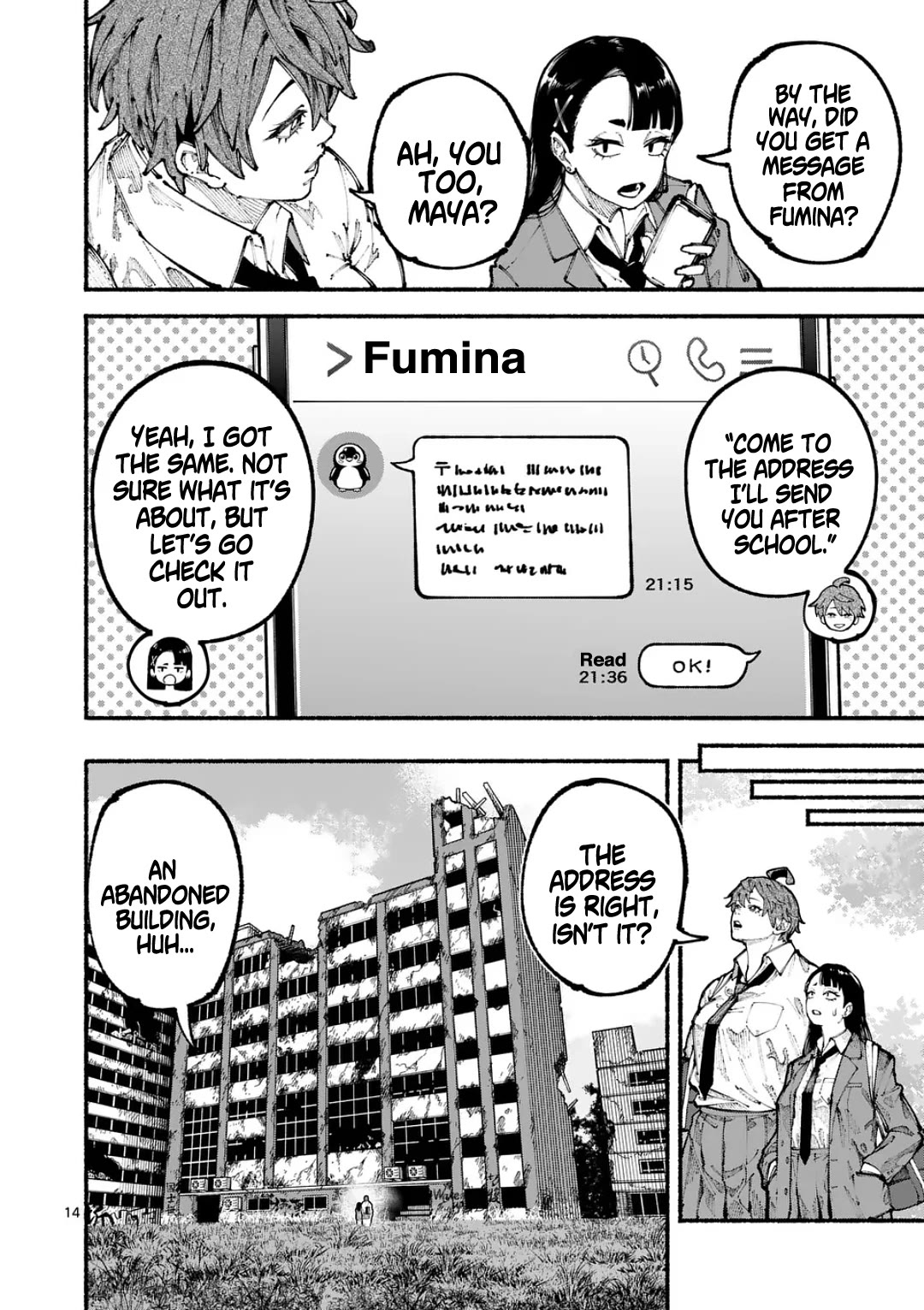 Blue Ursus Chapter 13 page 14 - Chapter 13: At the Abandoned Building