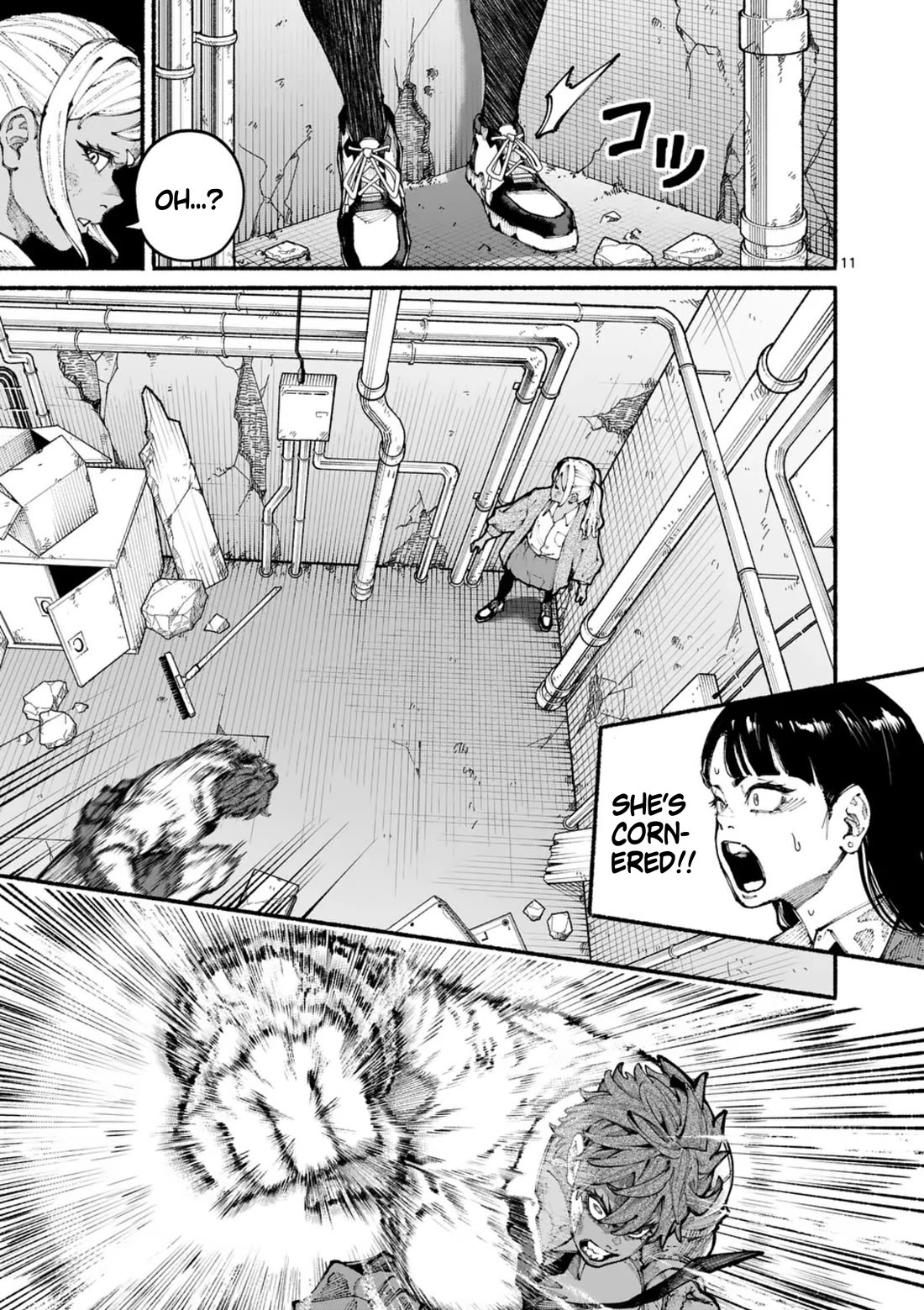 Blue Ursus Chapter 14 page 11 - Chapter 14: Seina vs Koto