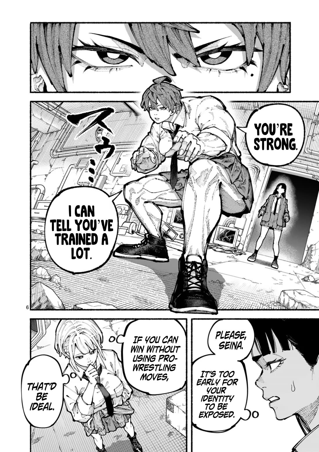 Blue Ursus Chapter 14 page 6 - Chapter 14: Seina vs Koto
