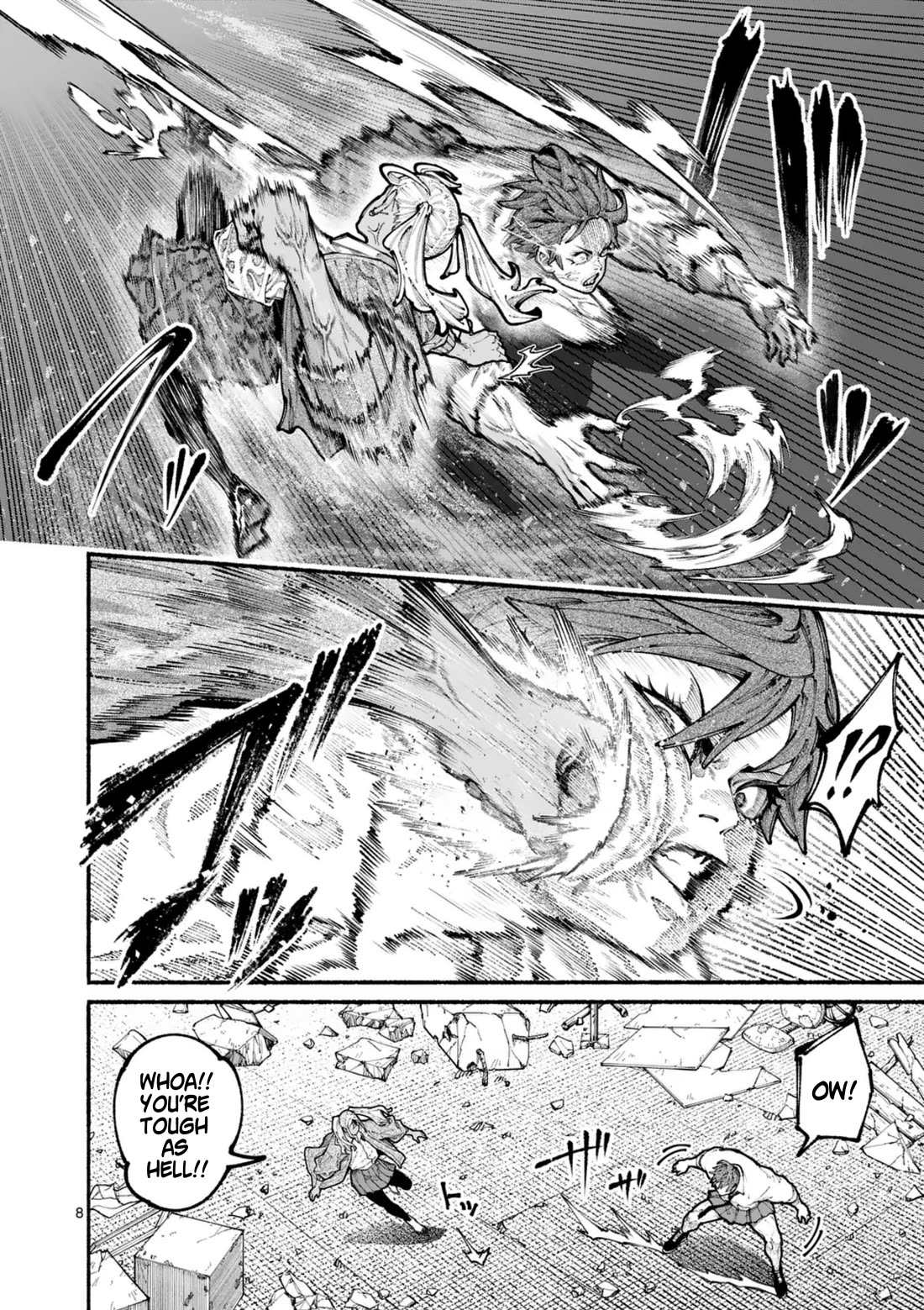 Blue Ursus Chapter 14 page 8 - Chapter 14: Seina vs Koto