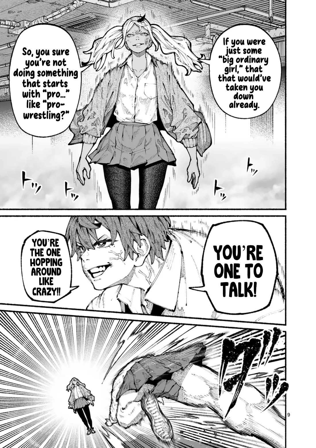 Blue Ursus Chapter 14 page 9 - Chapter 14: Seina vs Koto