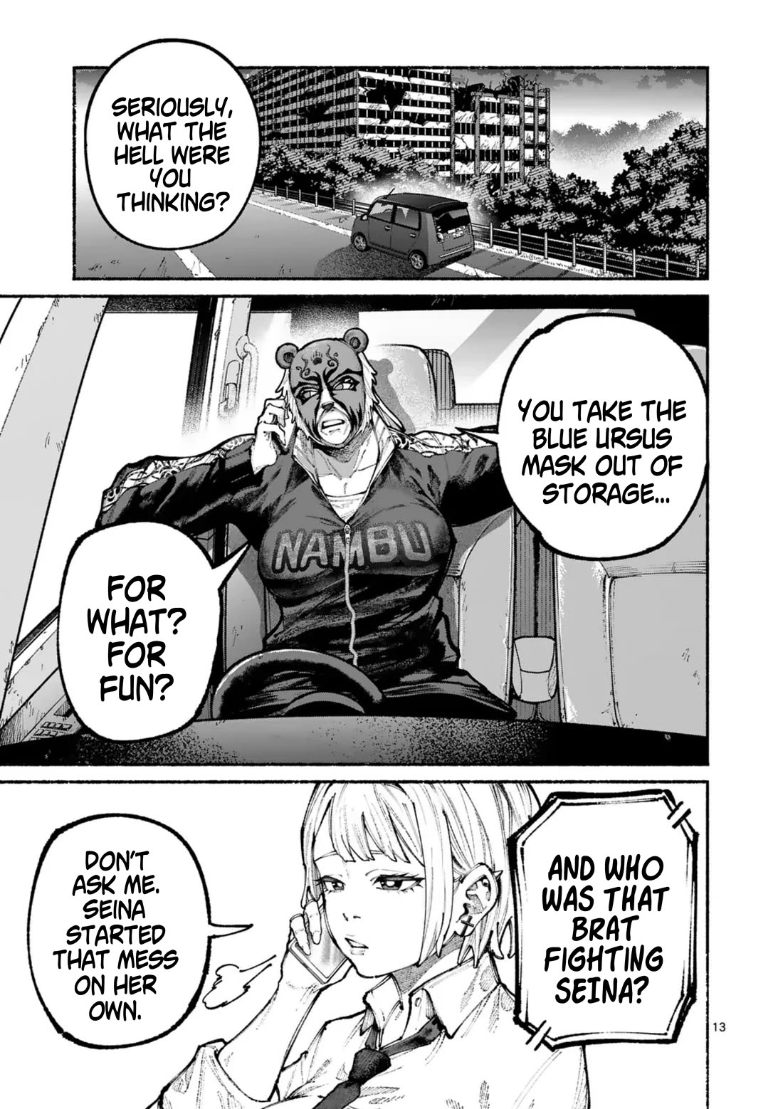 Blue Ursus Chapter 16 page 13 - Chapter 16: After Overwhelming Violence