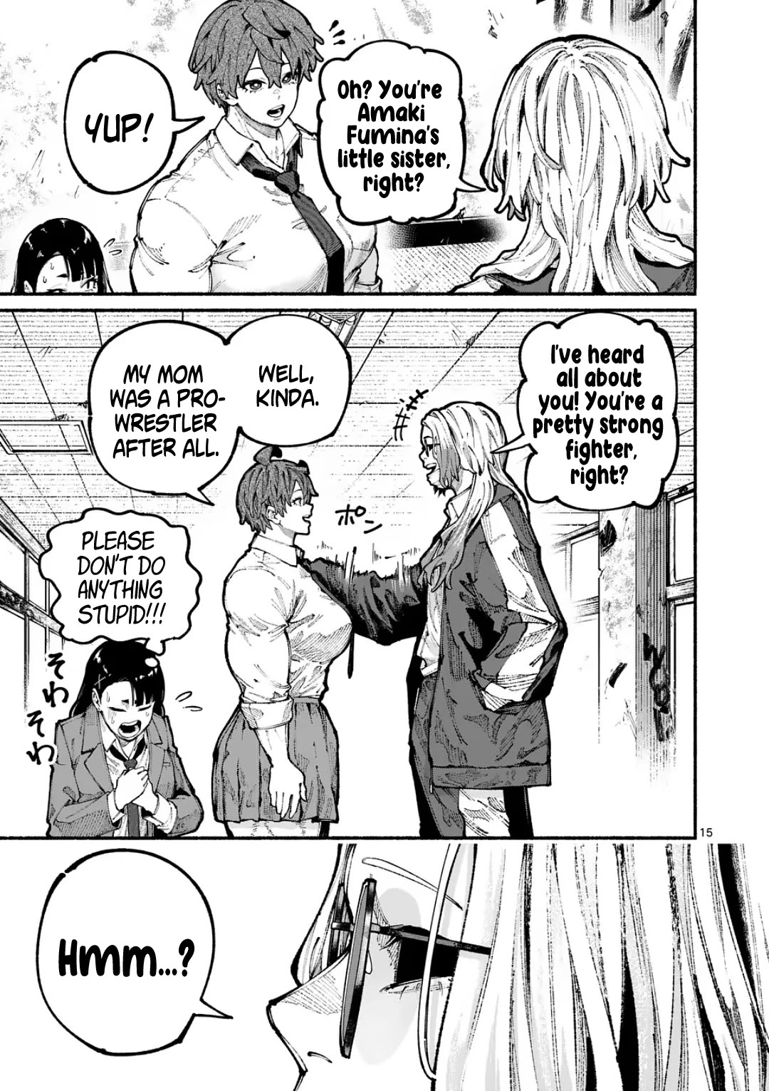 Blue Ursus Chapter 19 page 15 - Chapter 19: Encounter with the Third Years