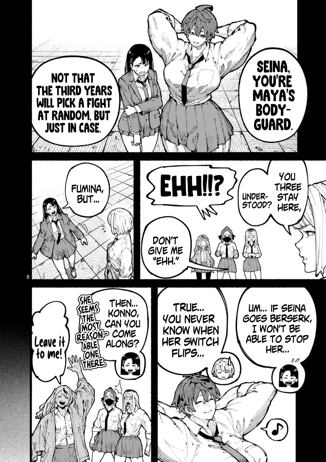 Blue Ursus Chapter 19 page 6 - Chapter 19: Encounter with the Third Years