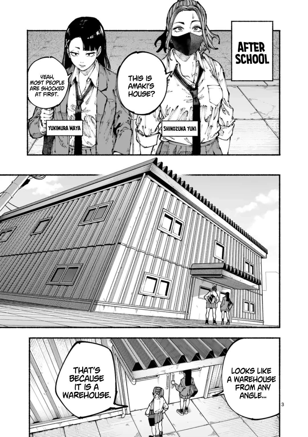 Blue Ursus Chapter 2 page 3 - Chapter 2: The Amaki Sisters