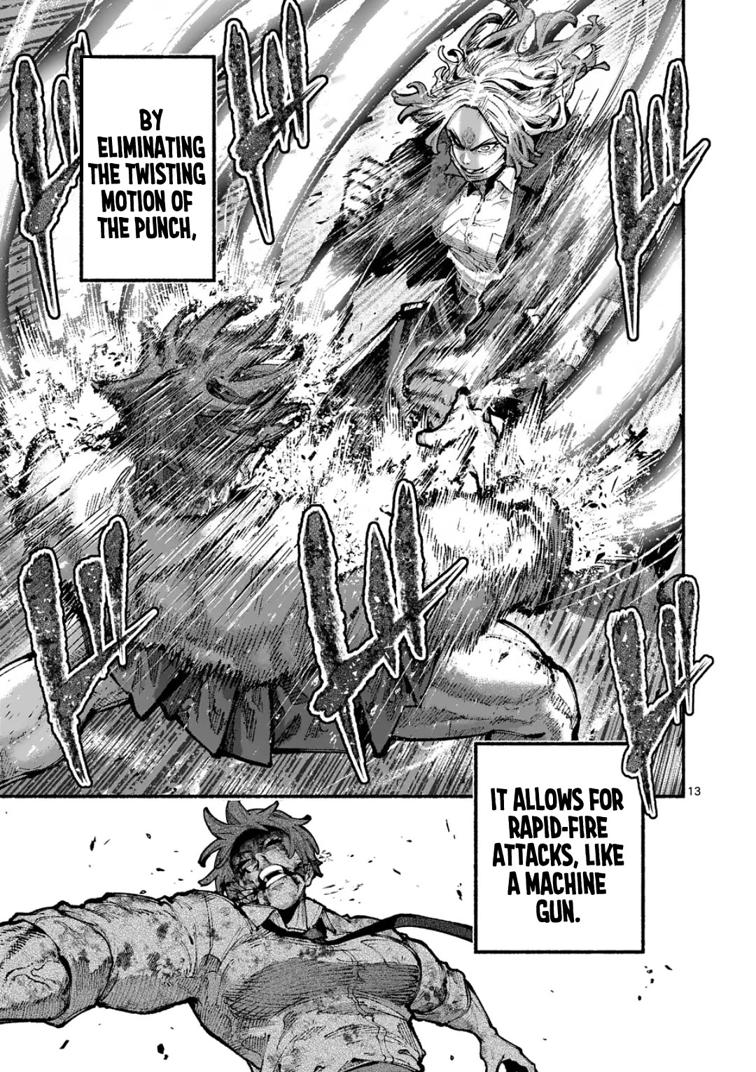 Blue Ursus Chapter 20 page 13 - Chapter 20: Seina vs Tsubaki