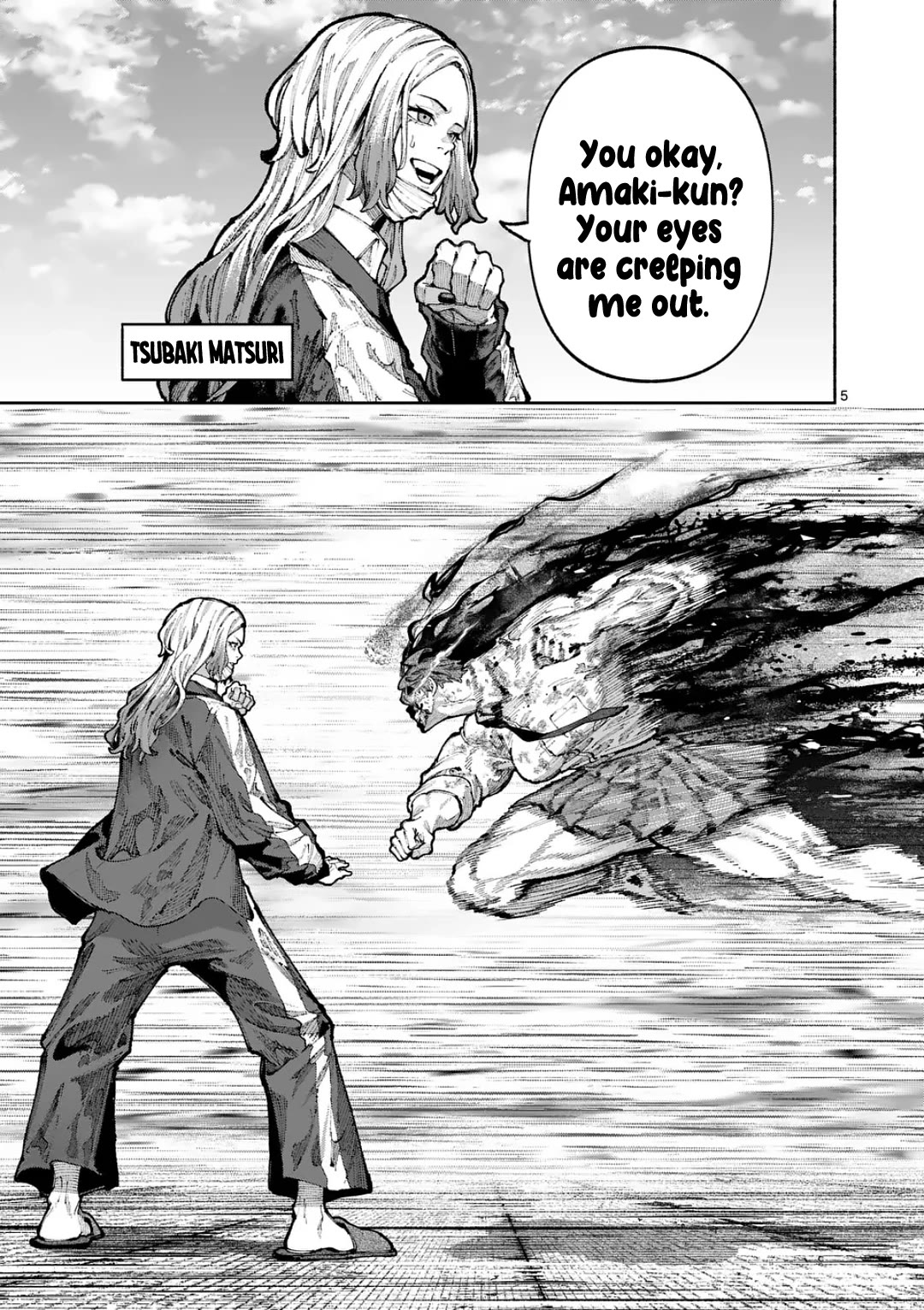 Blue Ursus Chapter 21 page 5 - Chapter 21: The Strongest Third Year
