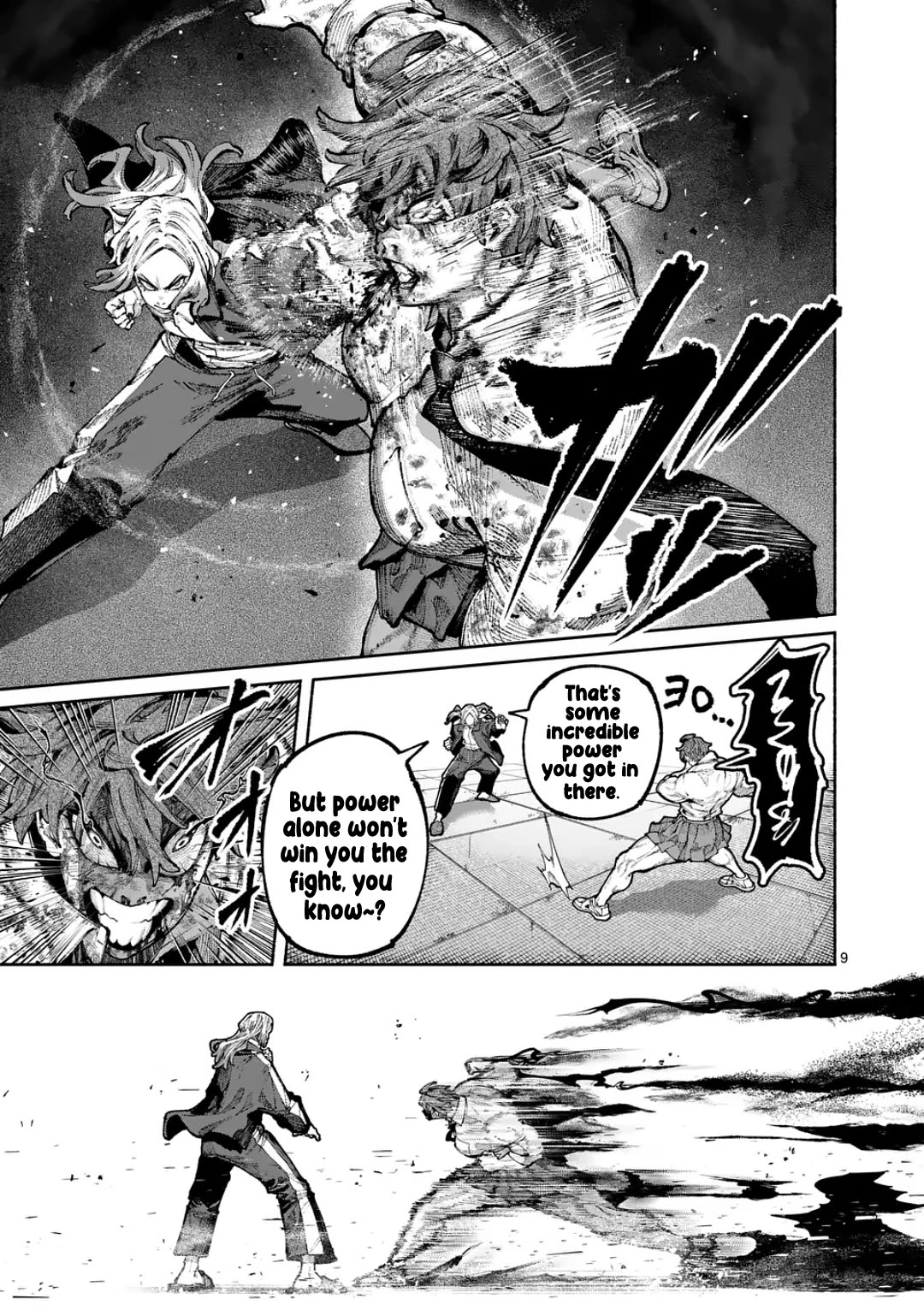 Blue Ursus Chapter 21 page 9 - Chapter 21: The Strongest Third Year
