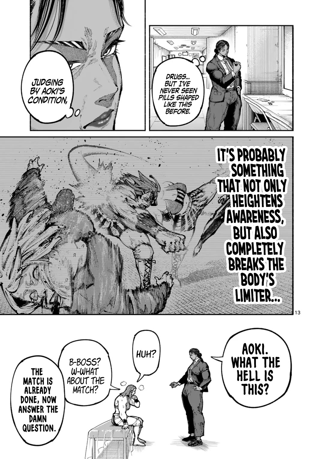 Blue Ursus Chapter 22 page 13 - Chapter 22: Dokurogasaki
