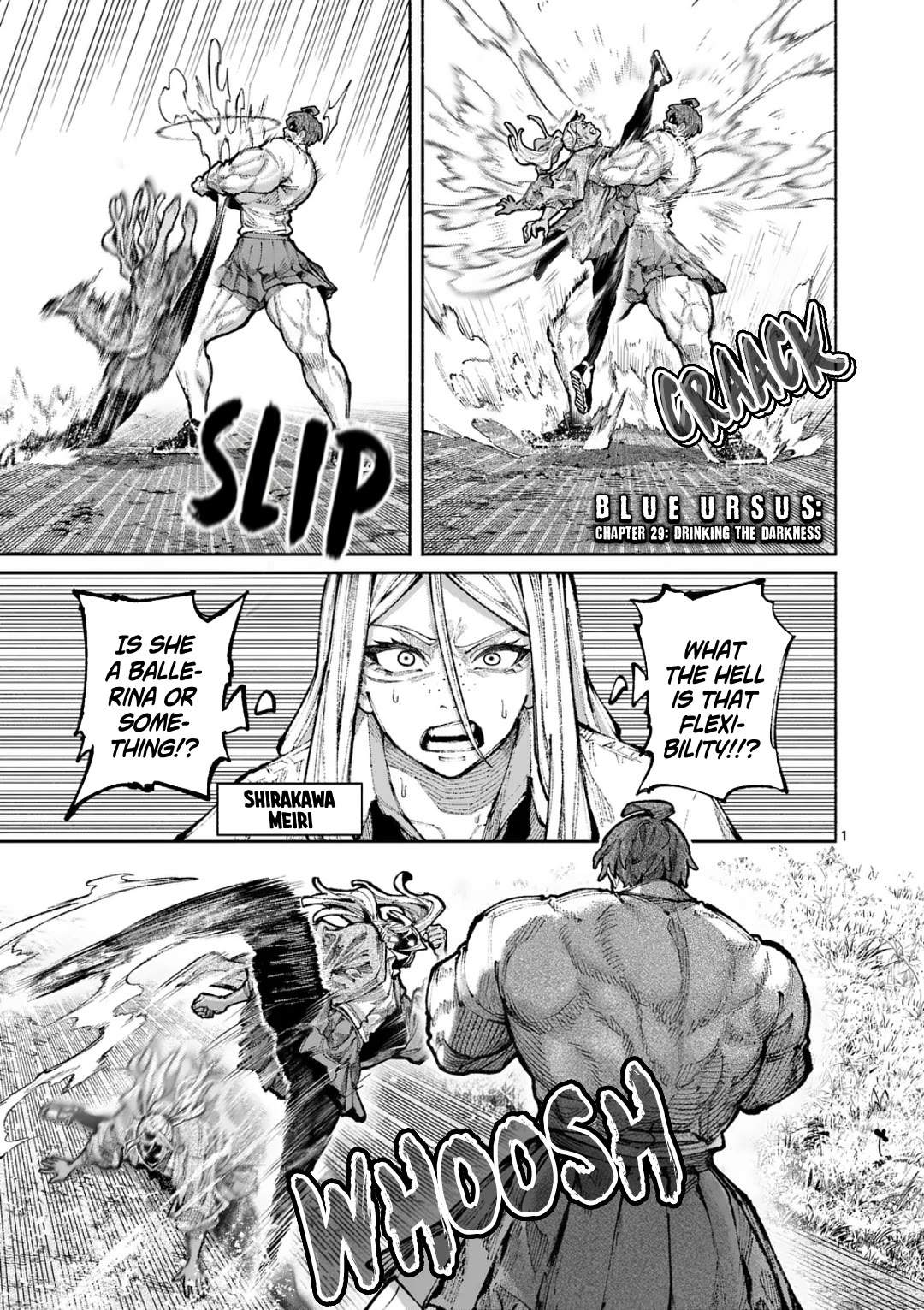 Blue Ursus Chapter 29 page 1 - Chapter 29: Drinking the Darkness