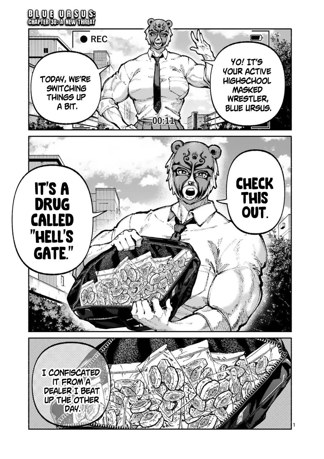 Blue Ursus Chapter 30 page 1 - Chapter 30: A New Threat