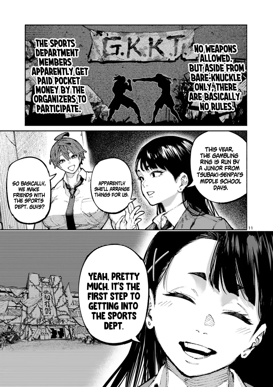 Blue Ursus Chapter 32 page 11 - Chapter 32: The Hellhole called the Athletic Department