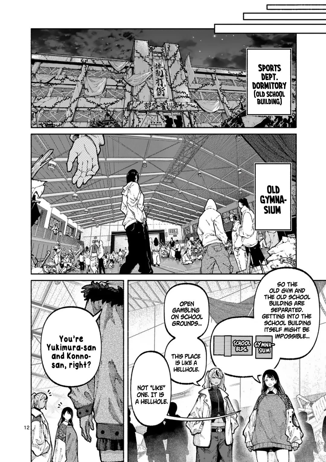 Blue Ursus Chapter 32 page 12 - Chapter 32: The Hellhole called the Athletic Department