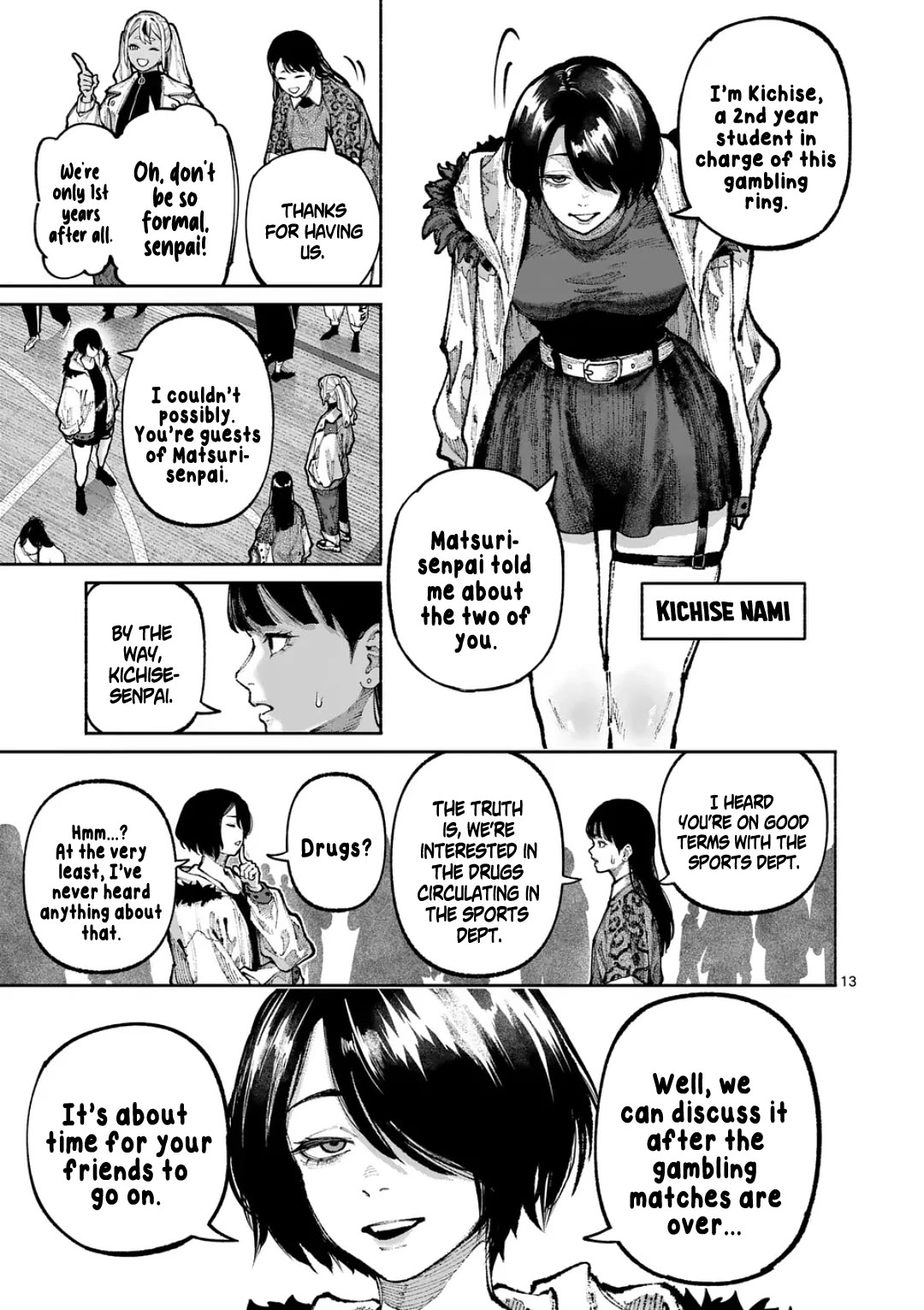 Blue Ursus Chapter 32 page 13 - Chapter 32: The Hellhole called the Athletic Department