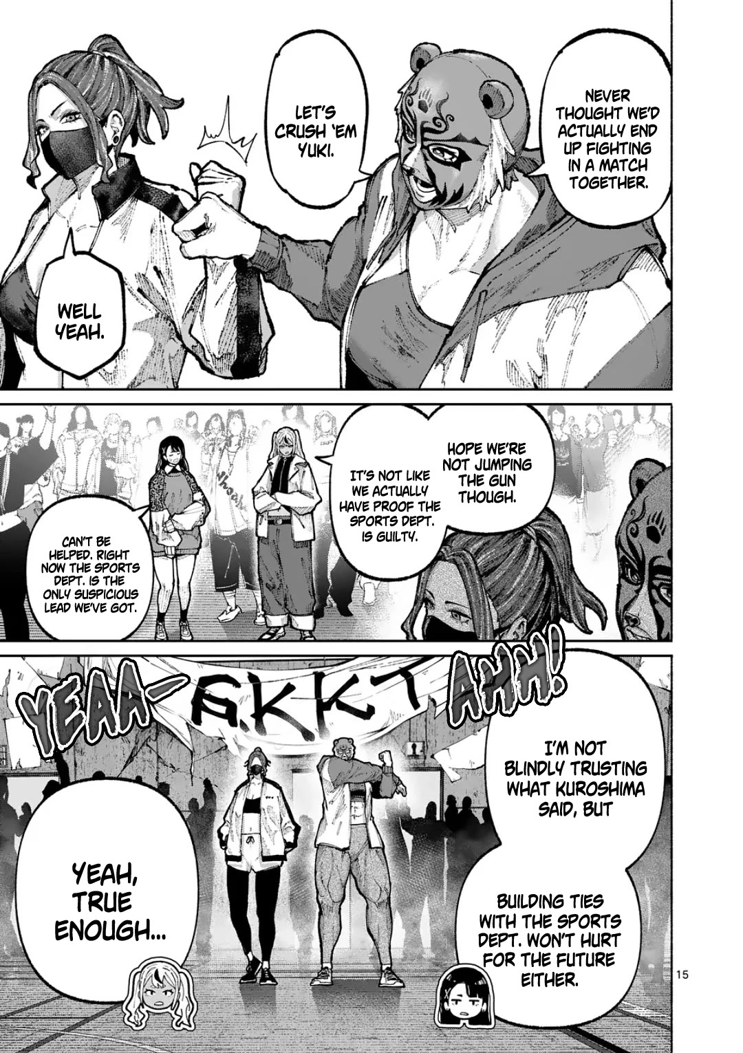 Blue Ursus Chapter 32 page 15 - Chapter 32: The Hellhole called the Athletic Department