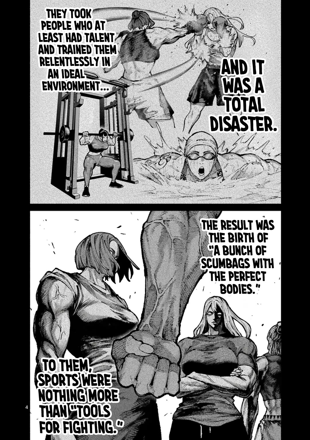 Blue Ursus Chapter 32 page 4 - Chapter 32: The Hellhole called the Athletic Department