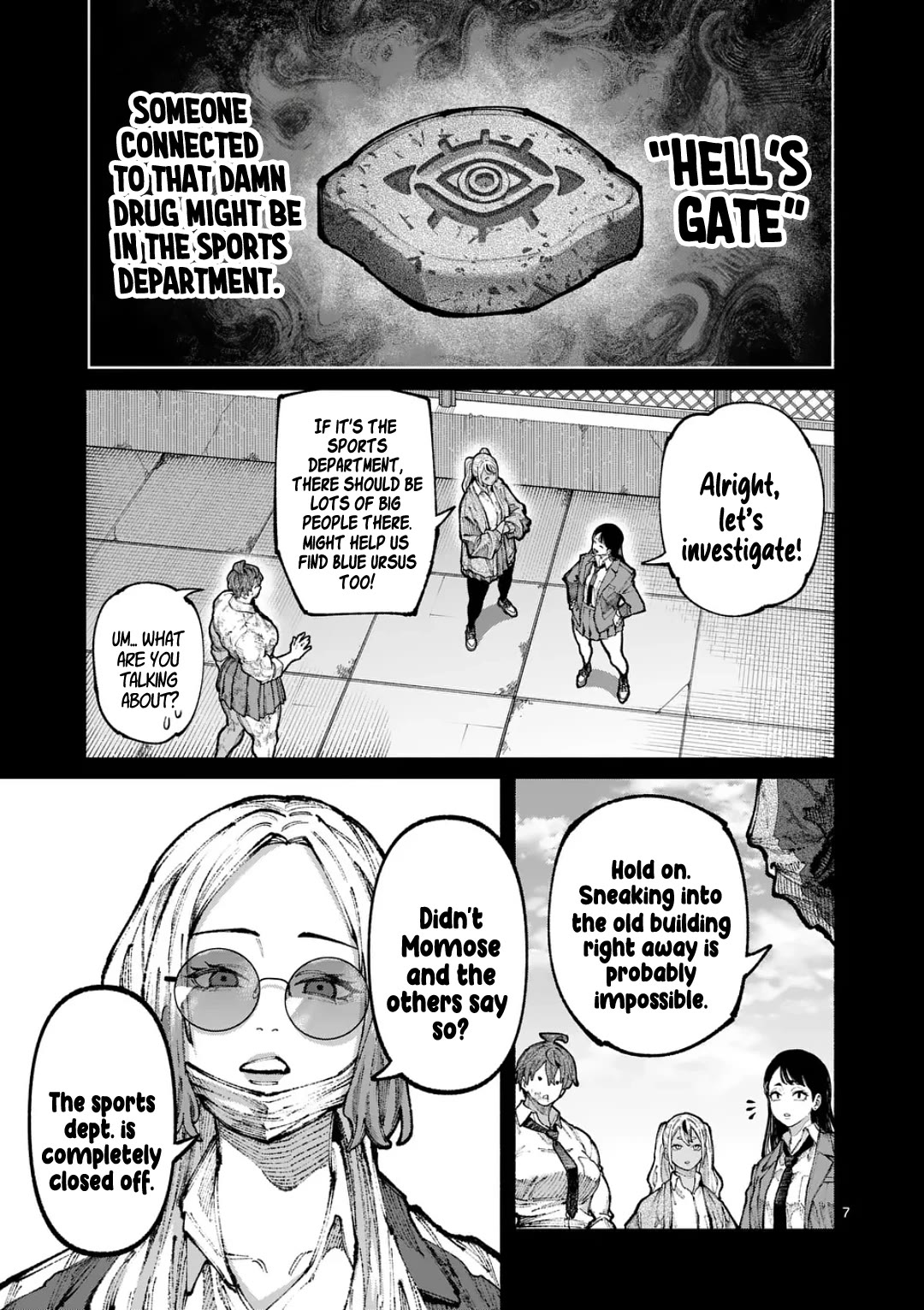 Blue Ursus Chapter 32 page 7 - Chapter 32: The Hellhole called the Athletic Department