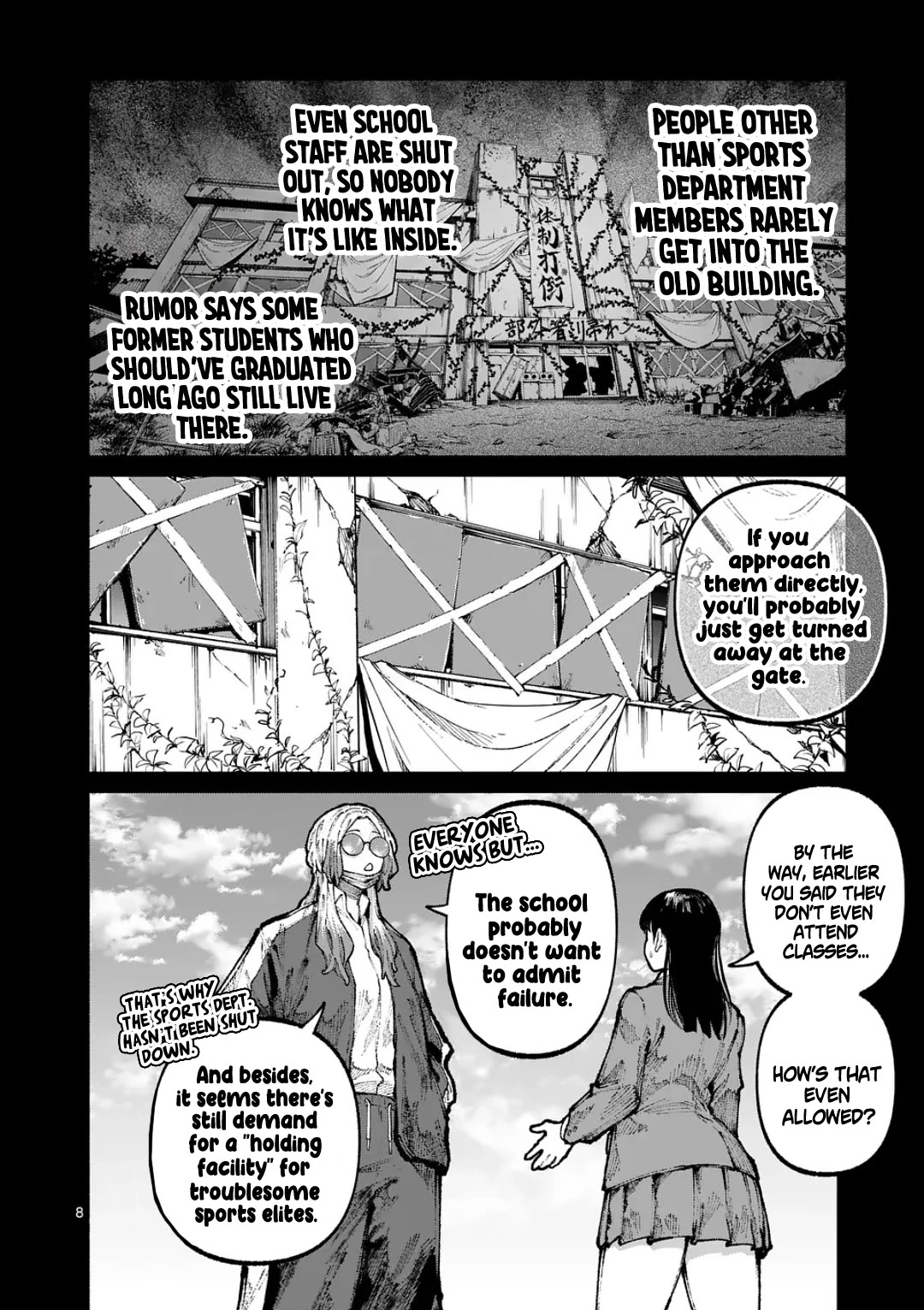 Blue Ursus Chapter 32 page 8 - Chapter 32: The Hellhole called the Athletic Department