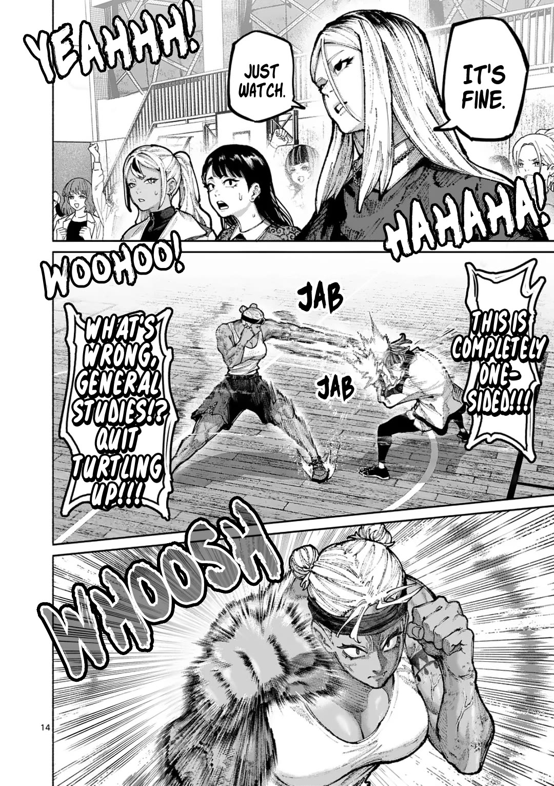 Blue Ursus Chapter 33 page 14 - Chapter 33: The Delinquent Girl of Justice