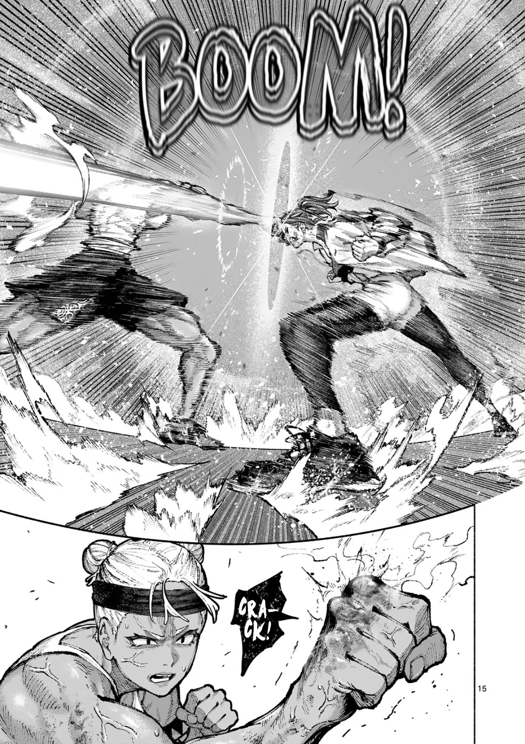 Blue Ursus Chapter 33 page 15 - Chapter 33: The Delinquent Girl of Justice