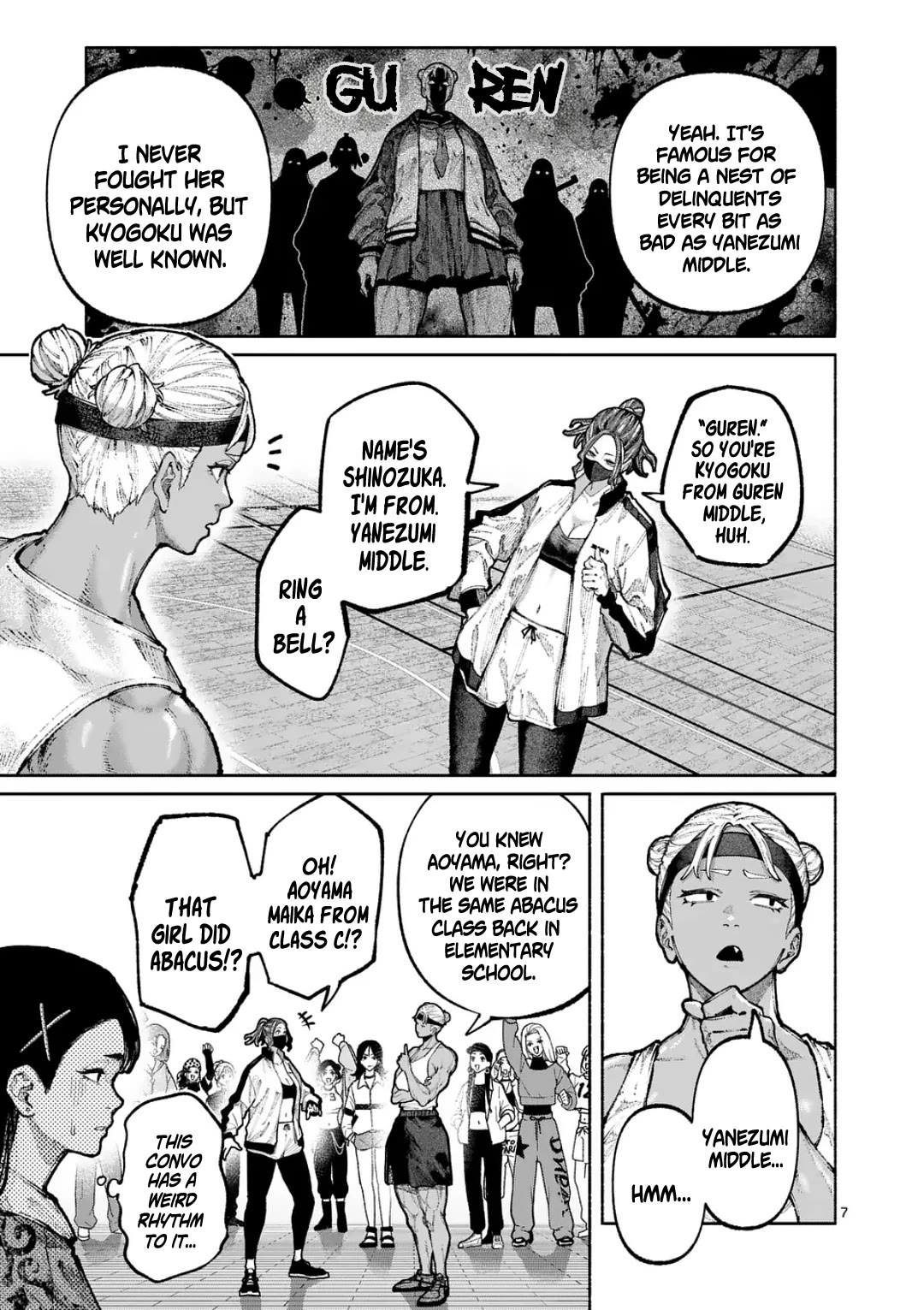Blue Ursus Chapter 33 page 7 - Chapter 33: The Delinquent Girl of Justice