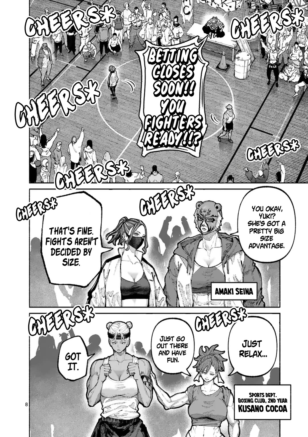 Blue Ursus Chapter 33 page 8 - Chapter 33: The Delinquent Girl of Justice