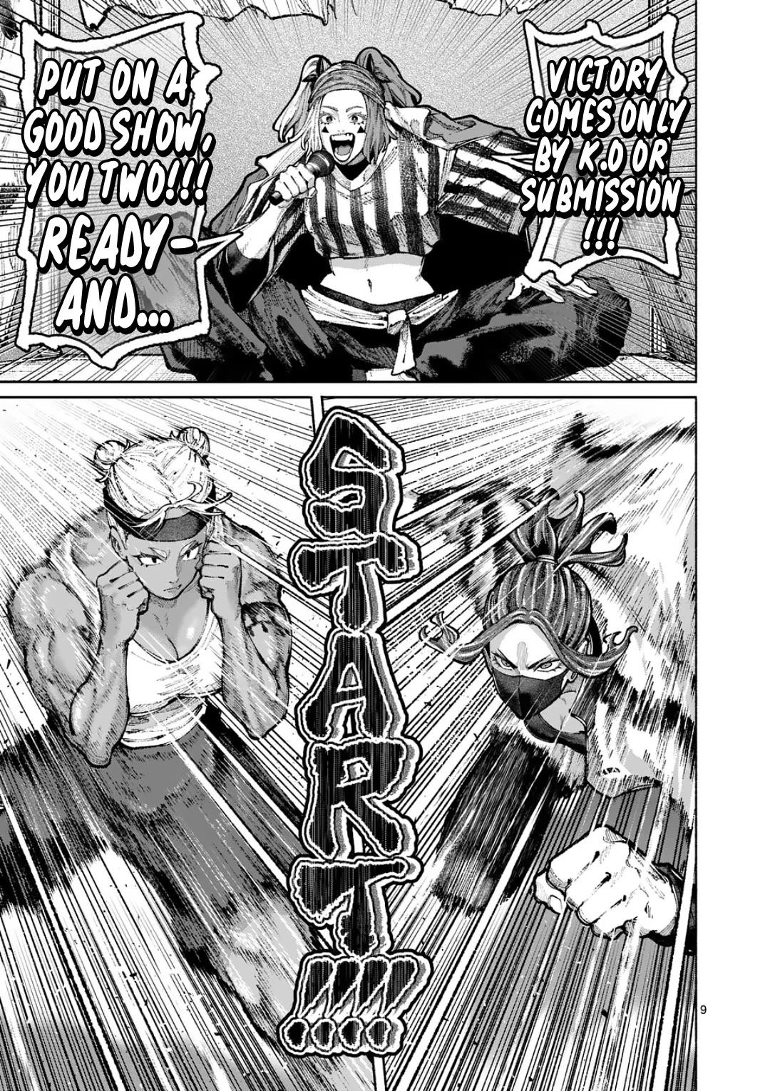 Blue Ursus Chapter 33 page 9 - Chapter 33: The Delinquent Girl of Justice