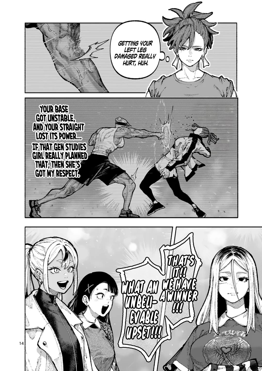 Blue Ursus Chapter 34 page 14 - Chapter 34: Kamikaze Maniac