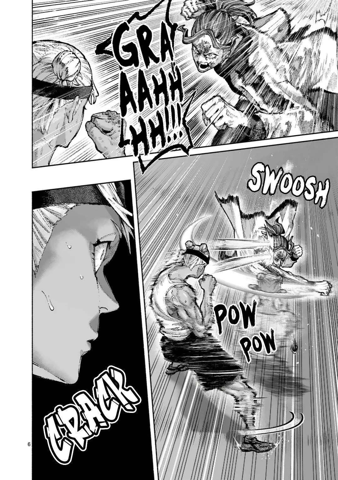 Blue Ursus Chapter 34 page 6 - Chapter 34: Kamikaze Maniac