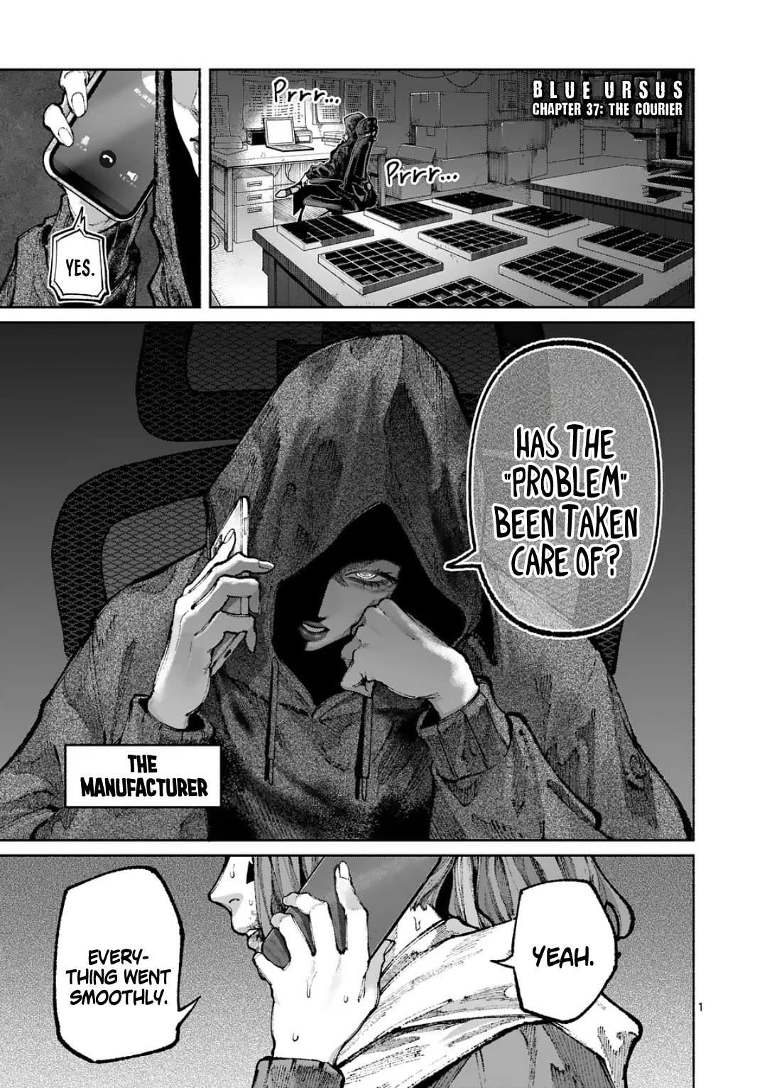 Blue Ursus Chapter 37 page 1 - Chapter 37: The Courier