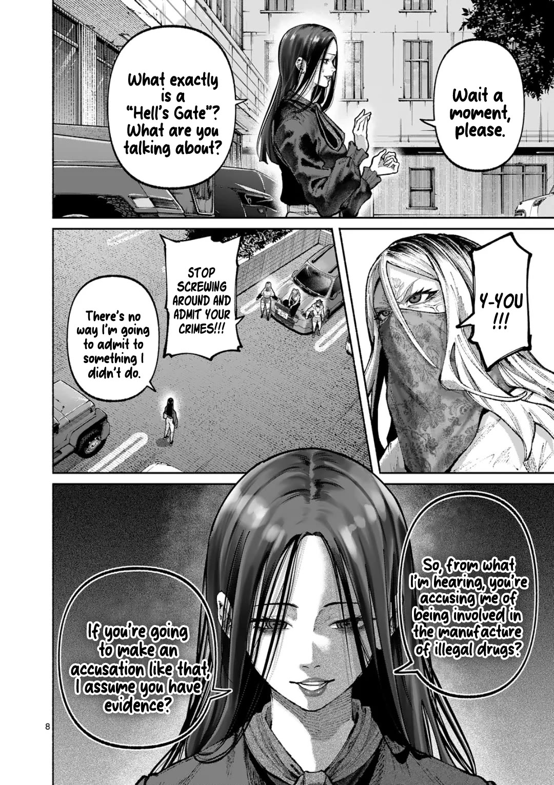 Blue Ursus Chapter 39 page 8 - Chapter 39: The Manifestation of Hell