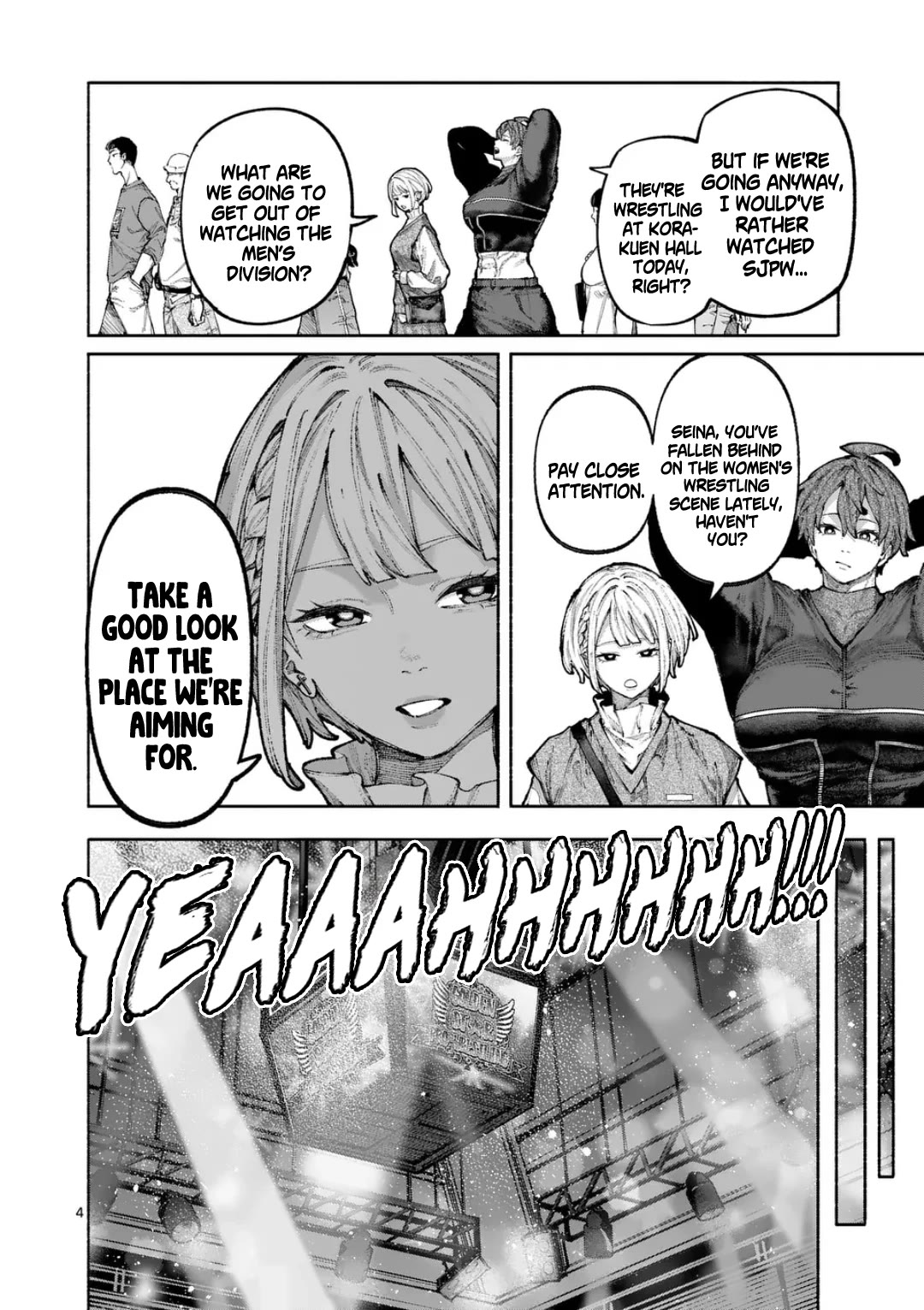 Blue Ursus Chapter 42 page 4 - Chapter 42: The Pinnacle of Women's Professional Wrestling