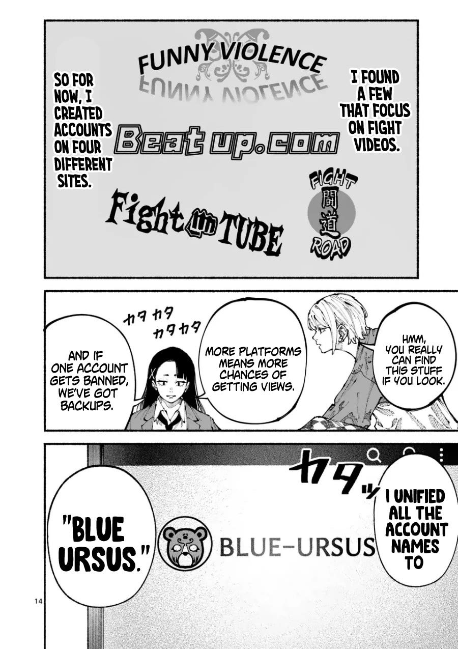 Blue Ursus Chapter 6 page 14 - Chapter 6: Venus Japan Women's Pro Wrestling