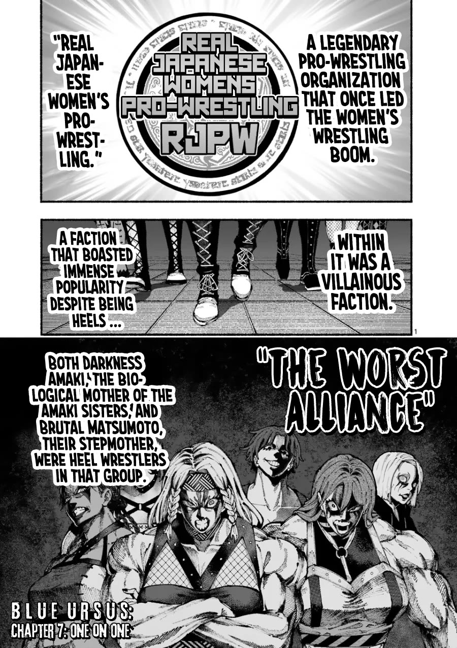 Blue Ursus Chapter 7 page 1 - Chapter 7: One on One