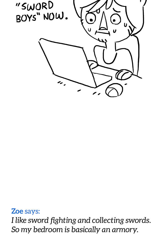 Bluechair Chapter 148.5 page 22 - Chapter 148.5 : Q&A - Session 40: Your Hobbies