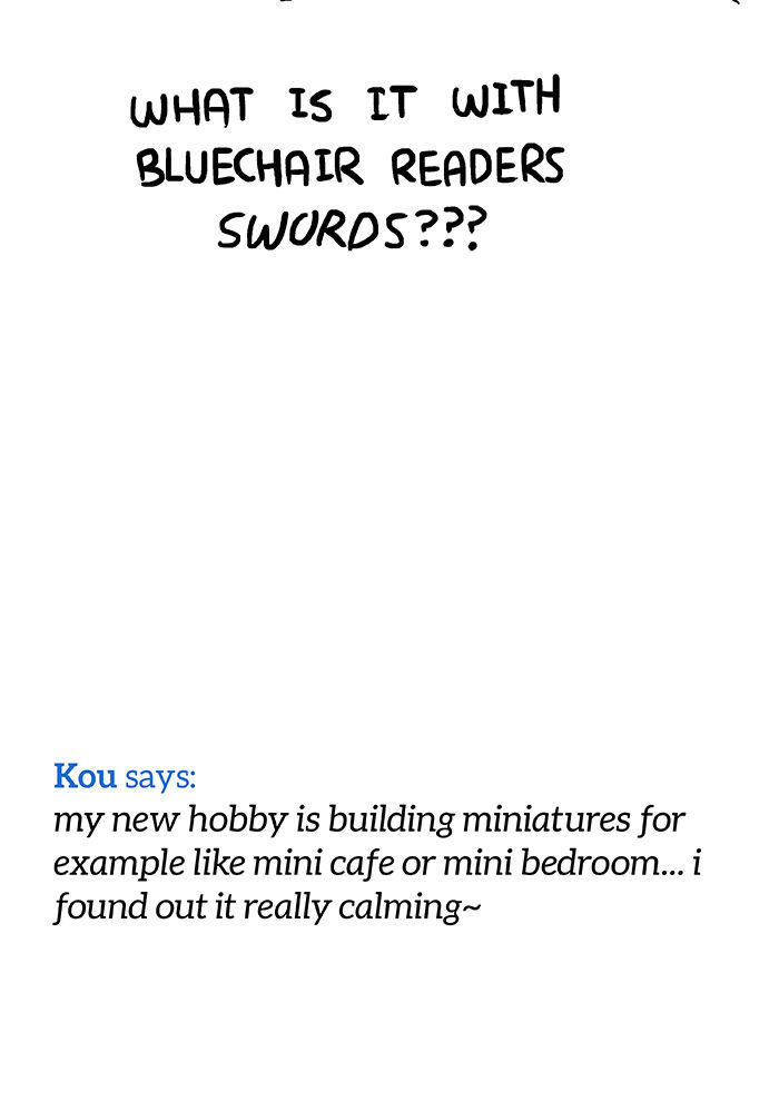 Bluechair Chapter 148.5 page 24 - Chapter 148.5 : Q&A - Session 40: Your Hobbies