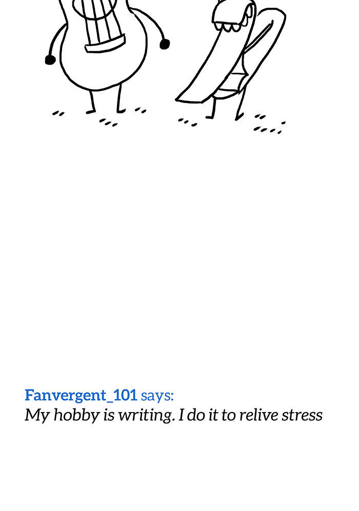 Bluechair Chapter 148.5 page 7 - Chapter 148.5 : Q&A - Session 40: Your Hobbies