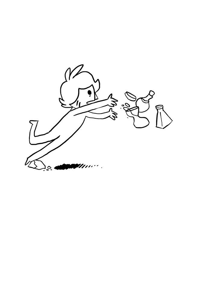 Bluechair Chapter 180.5 page 3 - Chapter 180.5 : Q&A #56 Don't Drink the Yellow One